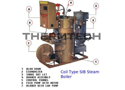Coil Type SIB Steam Boiler